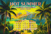 Hot Summer Card Photo Effect, a Layer Style Add-On by pixelbuddha.net (Thumbnail 1 of 7)