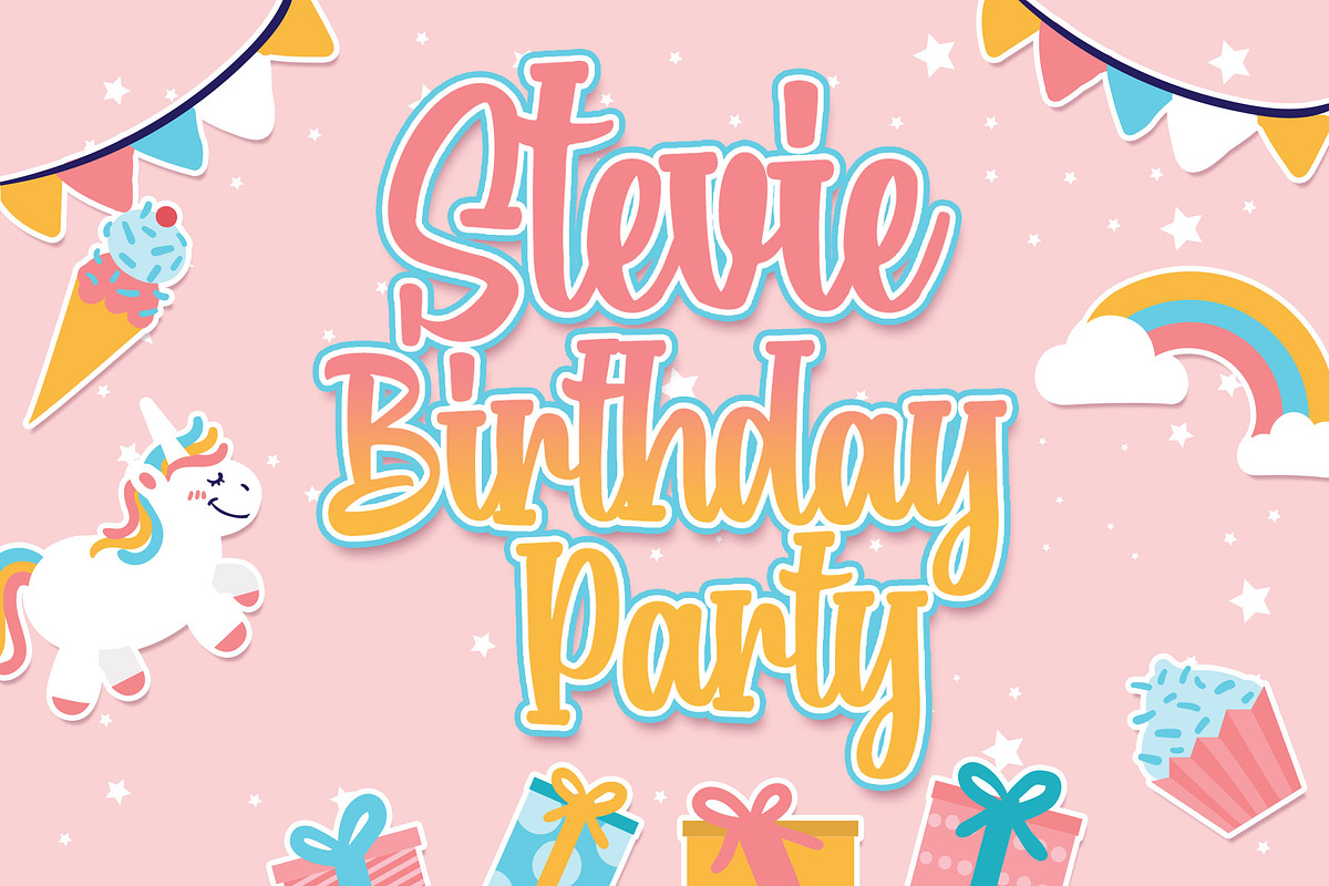 Baby Paisley a Playful Font, a Font by Blankids Studio (Photo 4 of 8)