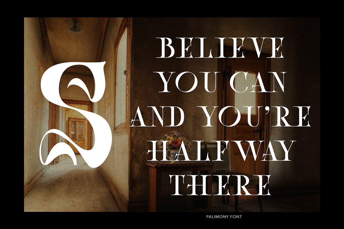 Palimony Luxury Serif, a Font by TypeClassHeroes (Photo 12 of 15)