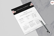 Floral CV Design, a Resume Template by Emaholic Template (Thumbnail 5 of 5)