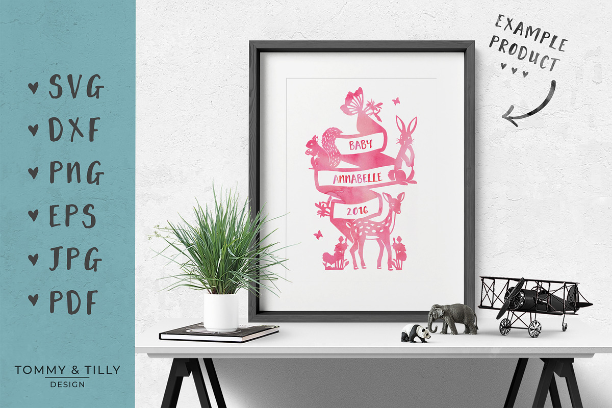 Woodland Animals - Cut File Clipart, an Object Graphic by Tommy & Tilly Design (Photo 4 of 5)