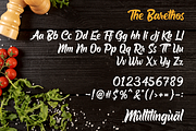 The Barethos, a Script Font by figuree studio (Thumbnail 2 of 9)