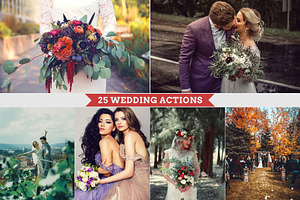 25 Wedding Photoshop Actions