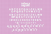 Twinkle Dreams - Christmas Font, a Sans Serif Font by Keithzo (Thumbnail 6 of 7)