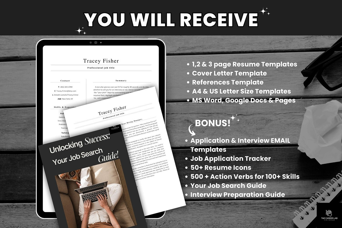 Resume/CV Template Word, Pages,GDocs, a Resume Template by The Career Lab (Photo 8 of 10)