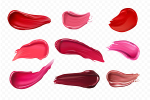 Realistic lipstick smear. Lip balm, an Object Illustration by Stock-Smart-Start