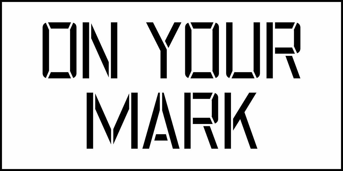On Your Mark JNL, a Sans Serif Font by Jeff Levine Fonts (Photo 2 of 5)