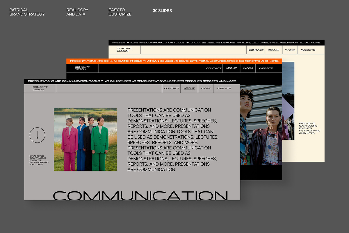 PATRIDAL - Brand Strategy PPT, a Presentation Template by contemplism (Photo 3 of 6)