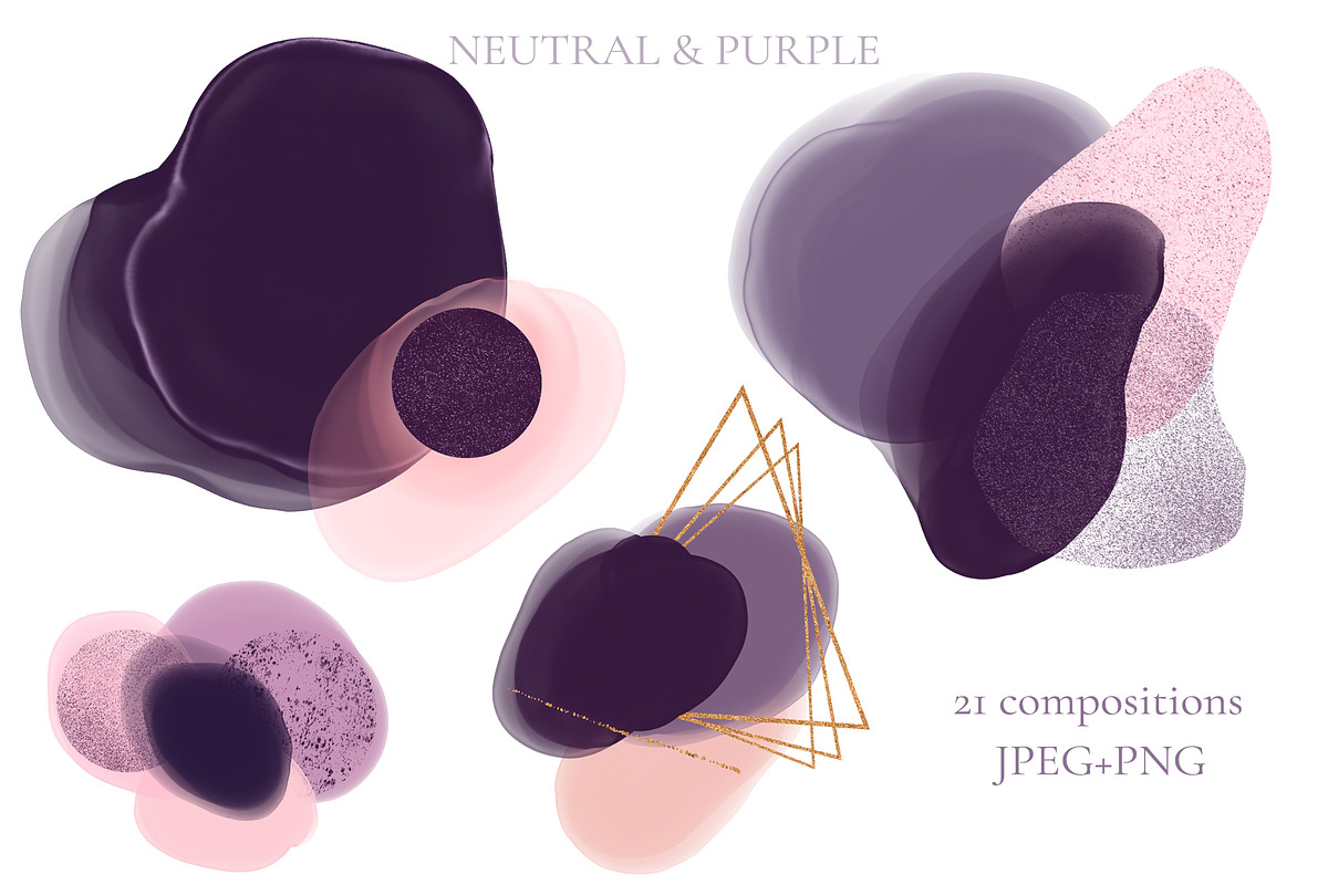 Neutral & Purple, a Texture Graphic by Salted Galaxy (Photo 3 of 13)