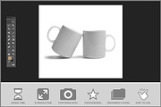 Mug Holiday Scene Mockup, a Cups & Container Mockup by Bruno's Shop (Thumbnail 2 of 3)