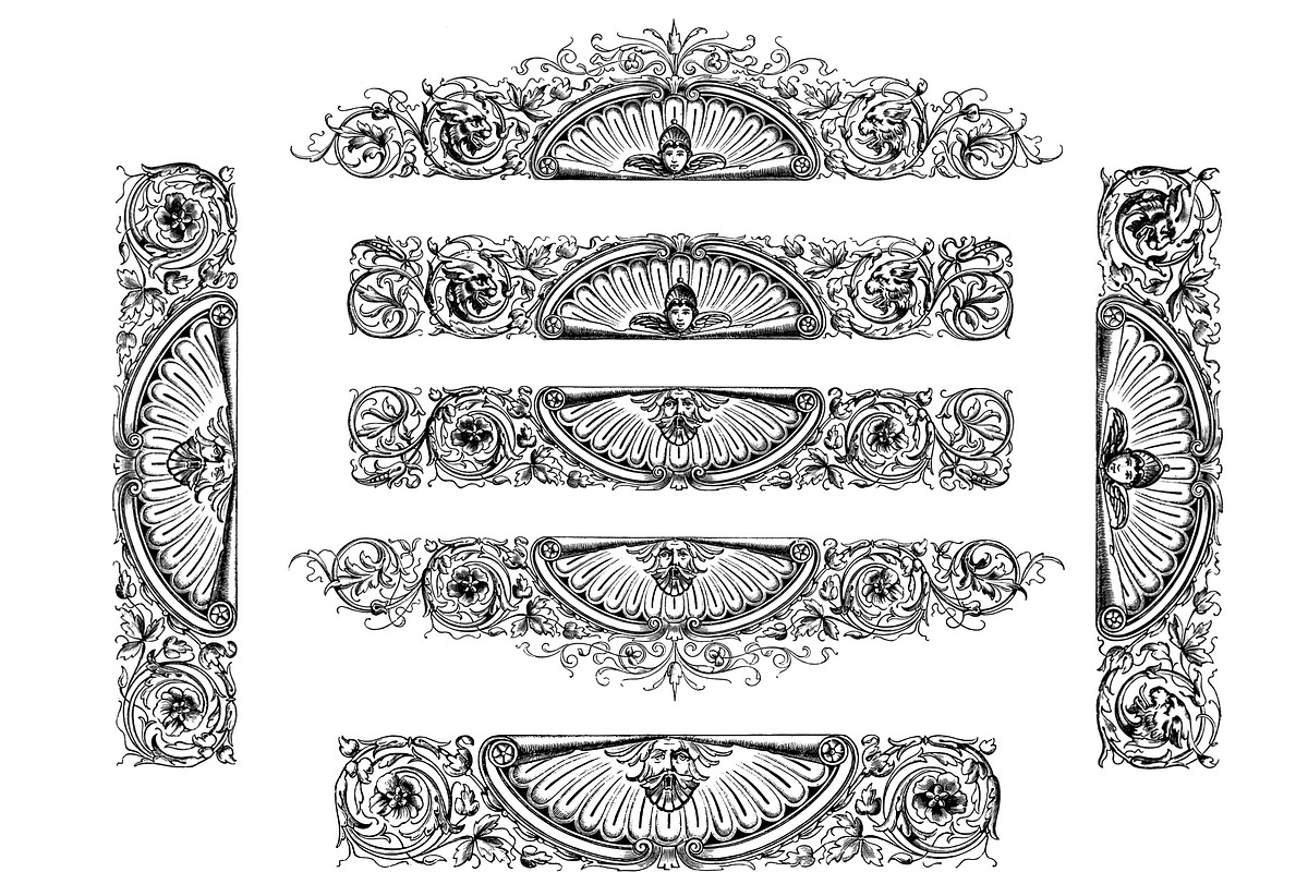 Procreate Frames & Ornaments brushes, a Brush Add-On by AW Studios (Photo 7 of 8)