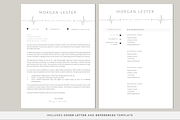 Professional Resume Template Nurse, a Resume Template by PAPPERMINT RESUME STUDIO (Thumbnail 4 of 7)
