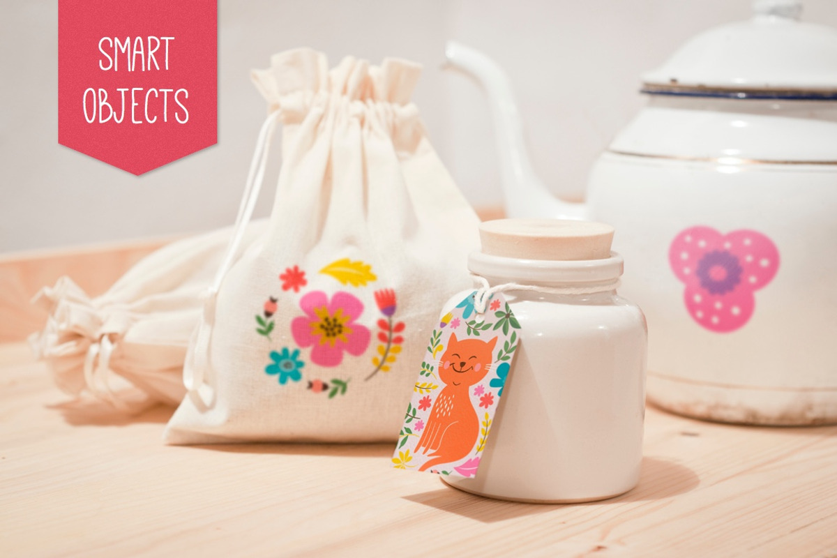 12 Labels Mockup Bundle, a Household Mockup by Little Jimi Shop (Photo 5 of 12)