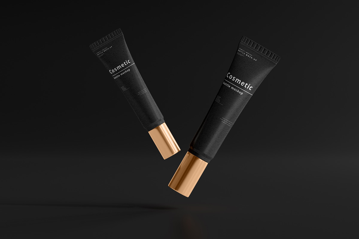 Dark Cosmetic Branding Mockups, a Cups & Container Mockup by pmvch (Photo 22 of 86)