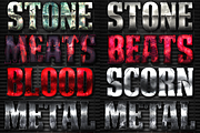 32 Extreme Grunge Layer Styles 3, a Layer Style Add-On by DesignFathoms (Thumbnail 2 of 2)
