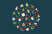 Christmas 25 Icons Set + Bonuses, an Outline Icon by Boyko Pictures (Thumbnail 4 of 12)
