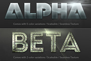 6 Metal Text Styles, a Layer Style Add-On by KevinHamil (Thumbnail 2 of 2)