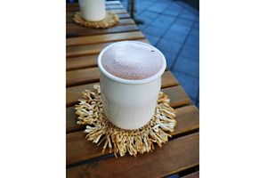 Freshly brewed specialty cocoa in, a Food & Drink Photo by sceptical cactus