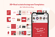 Valentines Day Instagram Templates, a Social Media Template by Estatik Designs (Thumbnail 2 of 8)