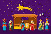 Christmas Nativity Scene, an Illustration by Riots Brush (Thumbnail 2 of 3)