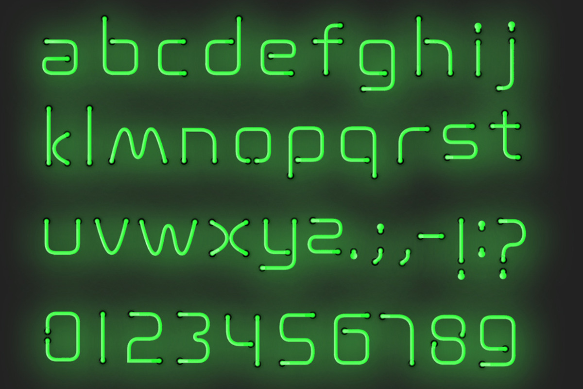Neon Alphabet preview 5
