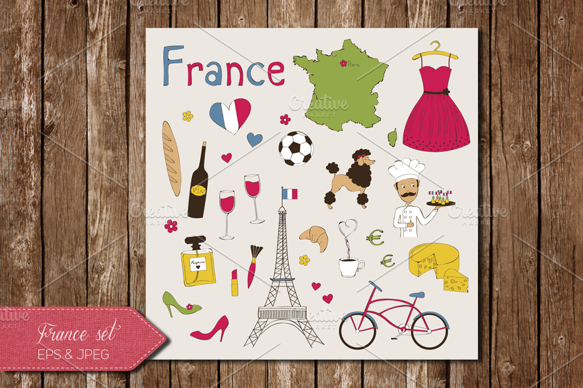 Europe Symbols Collection, an Object Graphic by Alina Tsesarskaya (Photo 2 of 5)