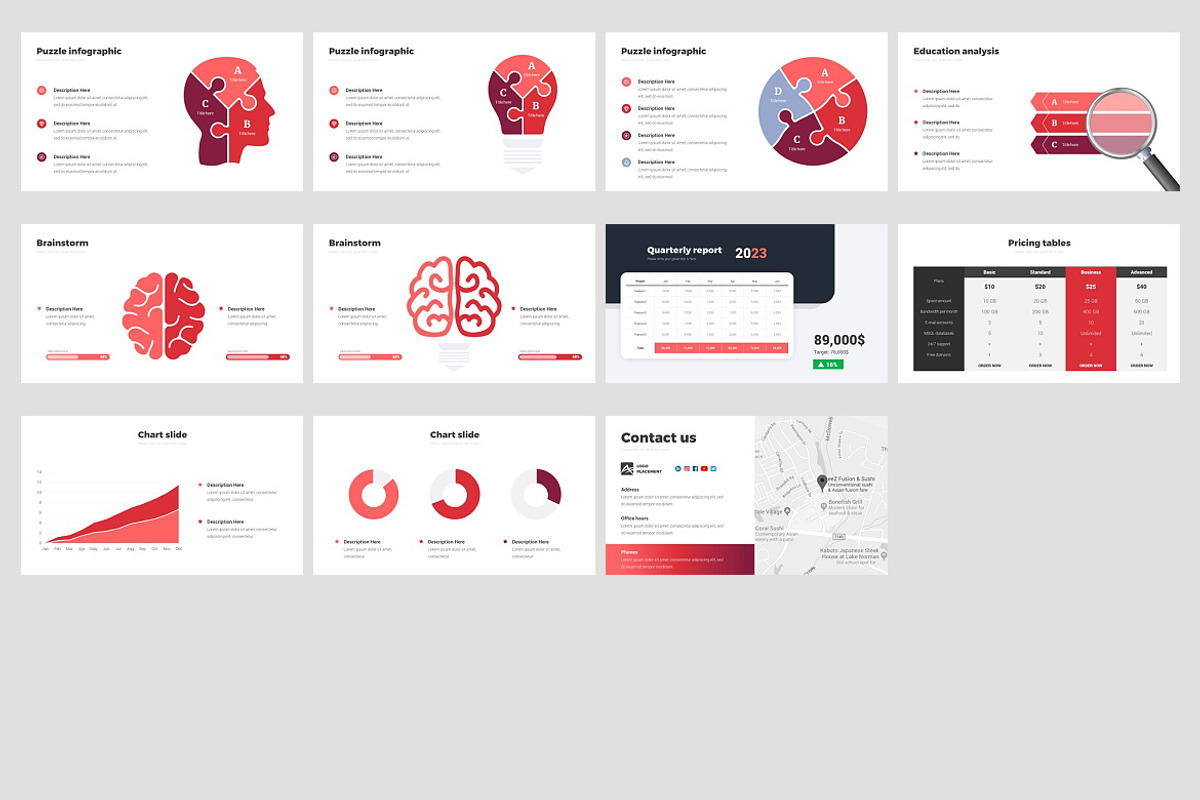 Corporate Business Solutions, a Presentation Template by Presentation Templates (Photo 5 of 7)