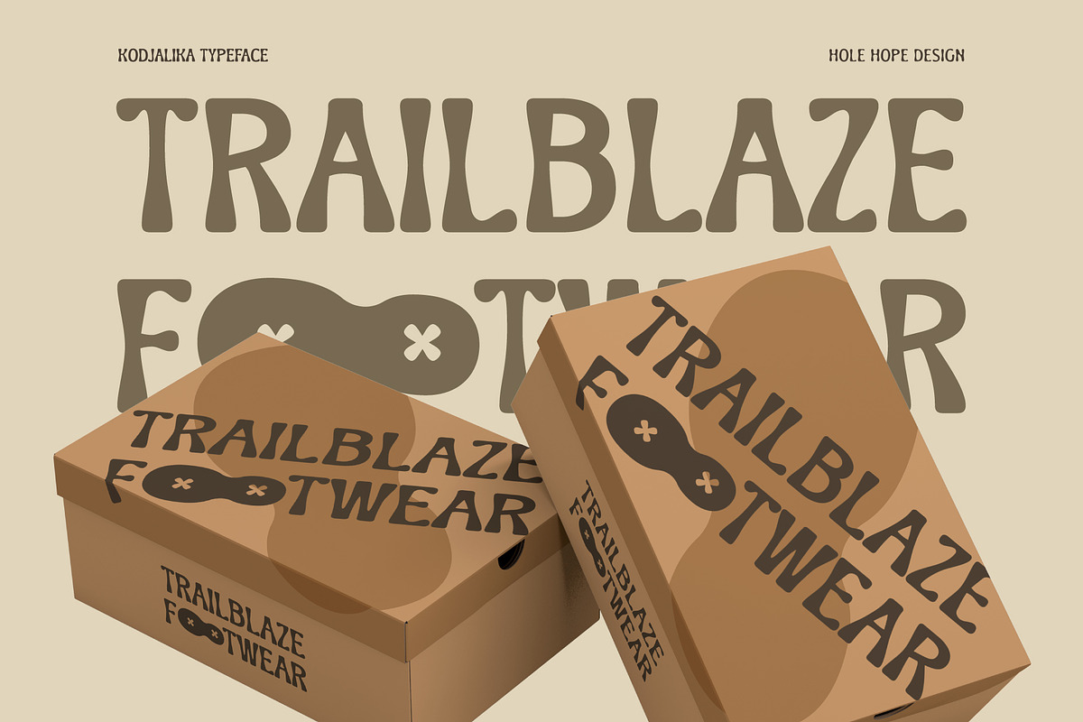 Kodjalika - Flare Display Sans Serif, a Sans Serif Font by Hole Hope Design (Photo 8 of 10)
