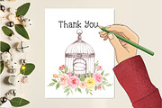 Chateau Vintage Watercolor Doodles, an Illustration by Creative Art (Thumbnail 7 of 9)