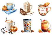Nurse Fall Harvest Coffee Mug png, an Illustration by CreationArt (Thumbnail 4 of 5)