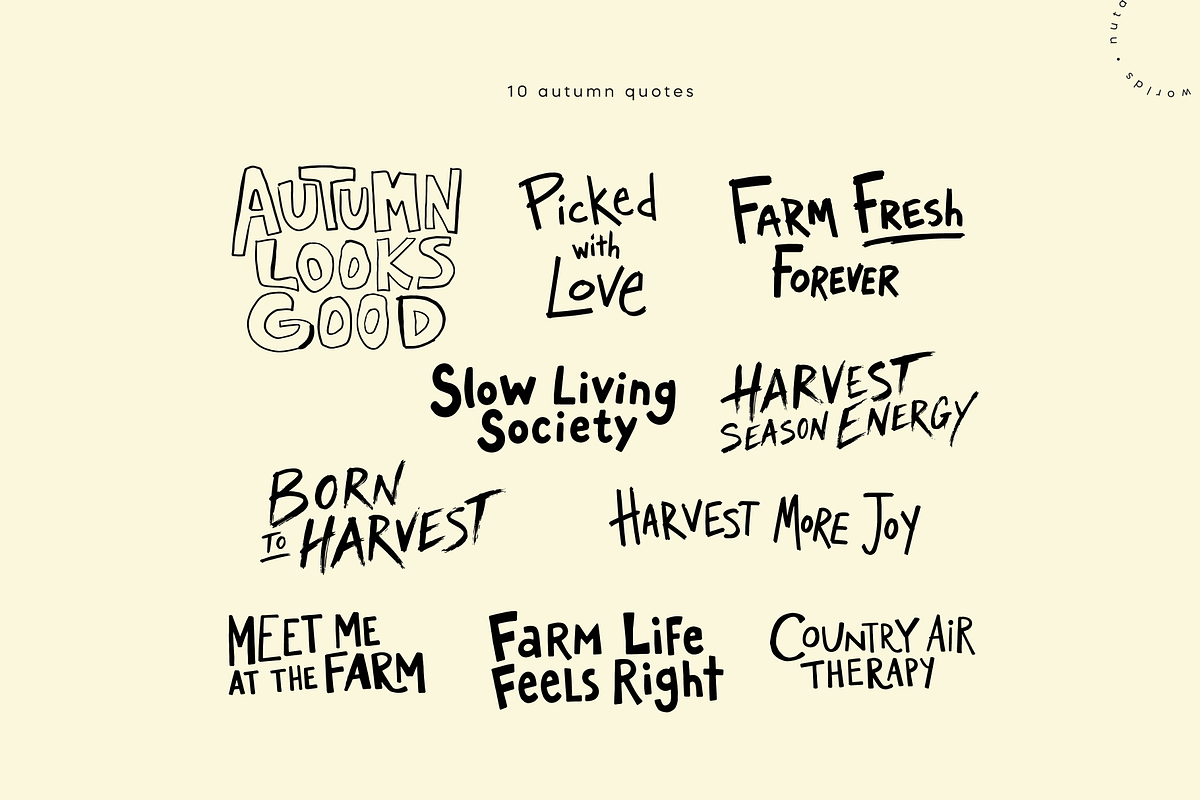 Autumn Farm | Harvest Rustic Pack, an Object Illustration by Nutalin Art (Photo 9 of 12)
