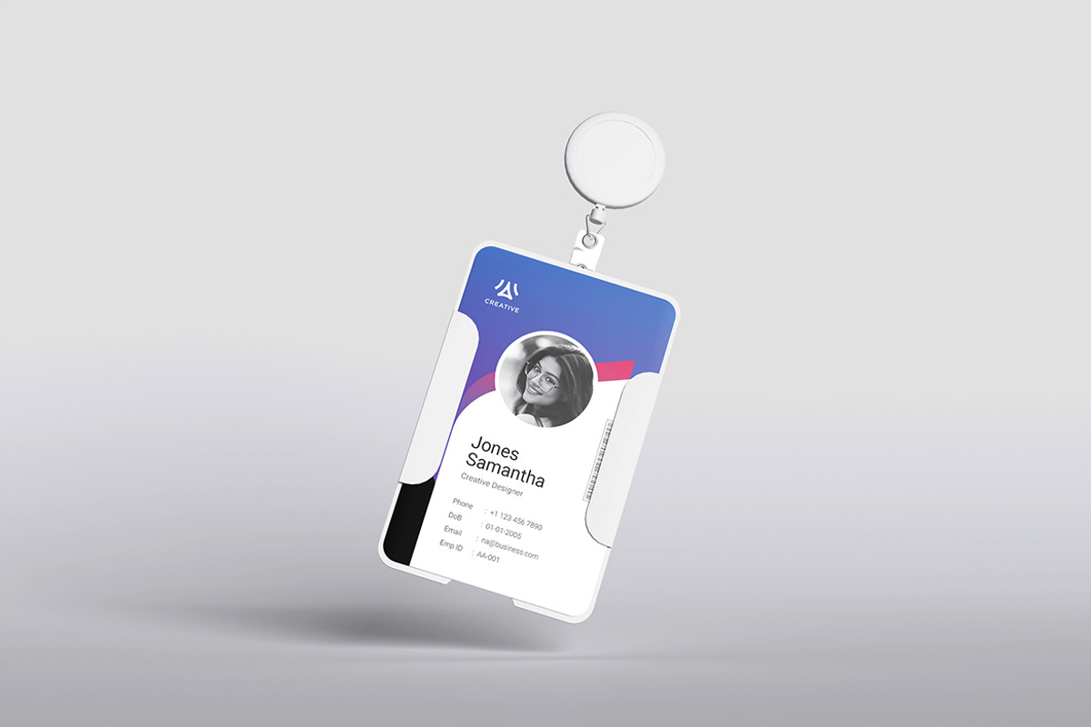 ID Card Template Vol 12, a Stationery Template by graphix_shiv (Photo 3 of 4)