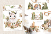 Alpaca Cute WildLife Watercolor Set, an Animal Illustration by Ann Art Houze (Thumbnail 9 of 12)
