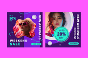 Social Media Post Sale Set, a Templates & Theme by studiogstock (Thumbnail 2 of 3)