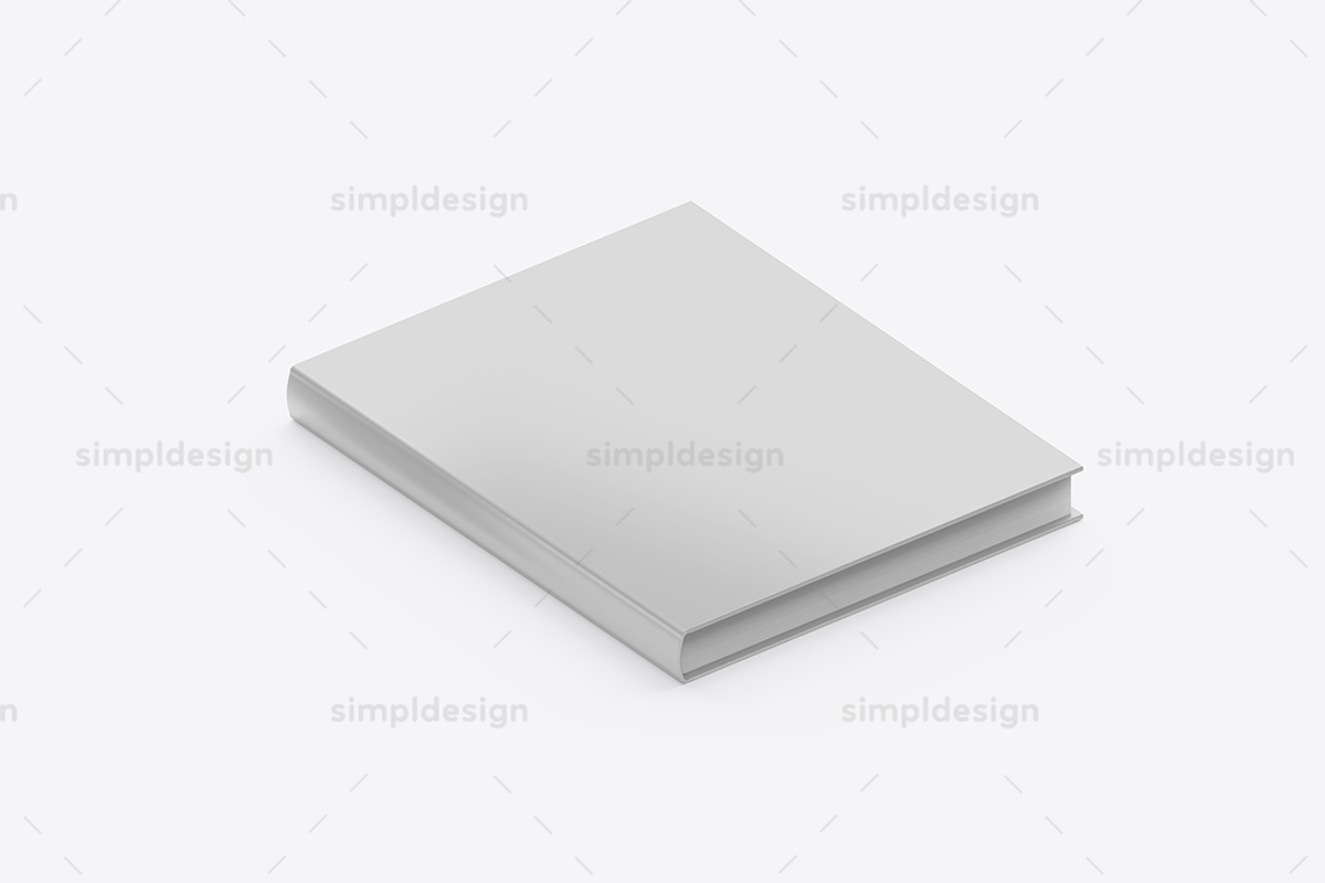 Quarto Hardcover Book Mockup, a Books & Magazine Mockup by SimplDesign (Photo 4 of 13)