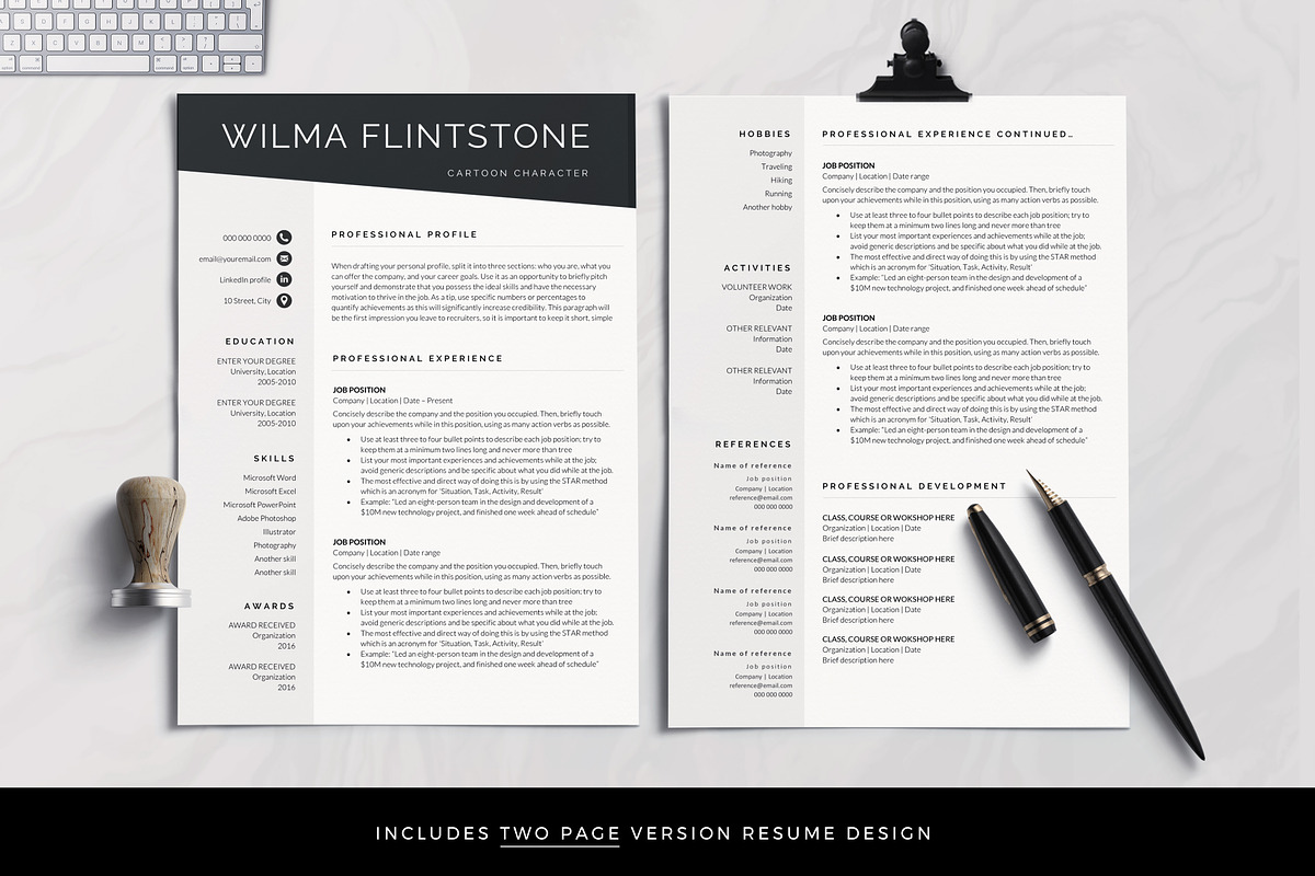 Resume Template, a Resume Template by TheResumeCoach (Photo 2 of 3)