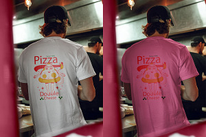 Staff T-Shirt Mockup – Editable