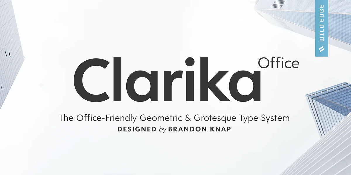 Clarika Office, a Sans Serif Font by Wild Edge (Photo 1 of 9)