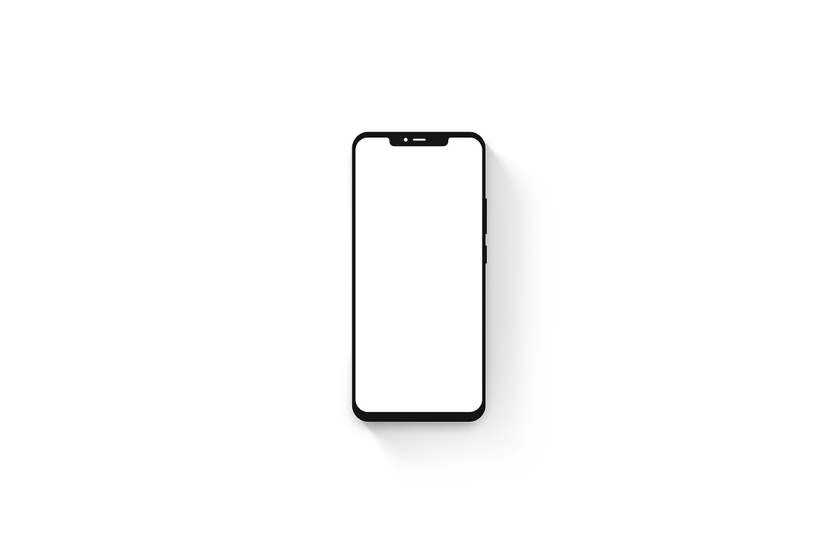 20 Minimalist & Flat Devices Mockups, an iPhone Mockup by Asylab (Photo 67 of 97)