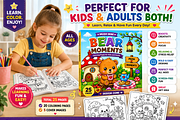Mush Mini Bear Moments Coloring Book, an Education Illustration by Design Zone (Thumbnail 1 of 5)