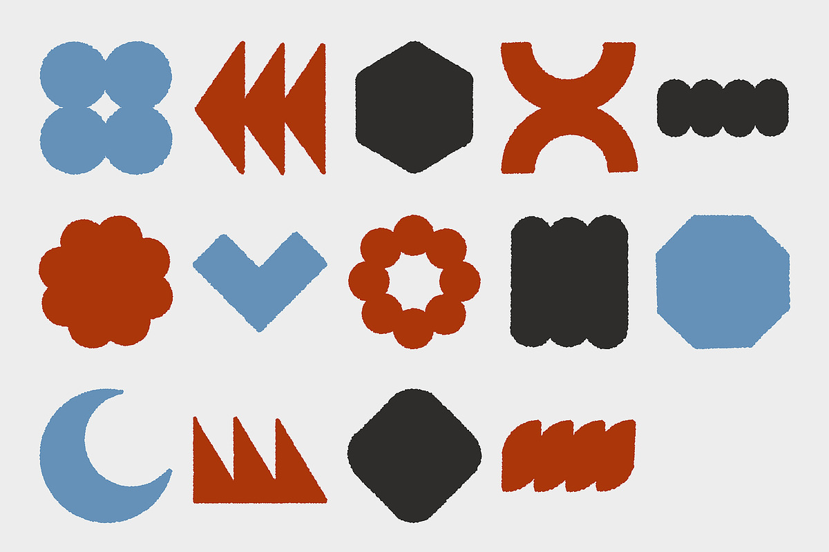 Handdrawn brutalist geometric shapes, an Object Graphic by Visual Sanctum (Photo 2 of 5)