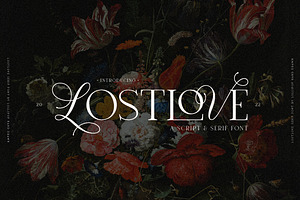 Lost Love Serif Font, a Serif Font by Lollipop Hand Drawn