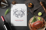 Crab Sketch Editable illustrations, an Object Graphic by Aquatinta (Thumbnail 4 of 11)