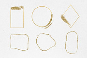 Gold and Glitter Frame Clipart, an Illustration by Pixafied (Thumbnail 5 of 5)
