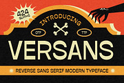 Versans, a Sans Serif Font by graphicook (Thumbnail 1 of 10)