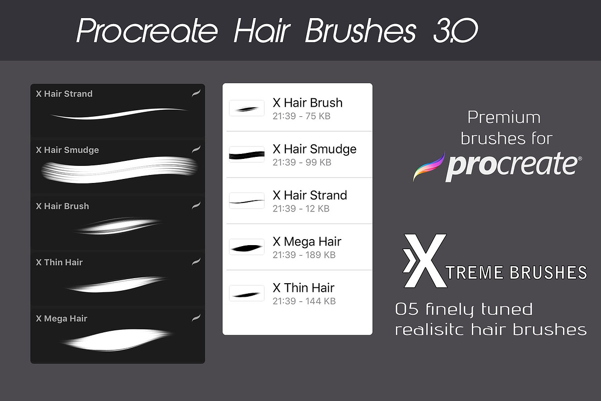 Procreate MEGA BUNDLE! (1K+ BRUSHES), a Brush Add-On by Extreme Brushes (Photo 36 of 47)