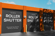 Roller Shutter Door Mockup, a Household Mockup by graphicook (Thumbnail 3 of 4)