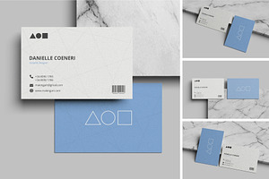 Realistic Business Card Mockup PSD