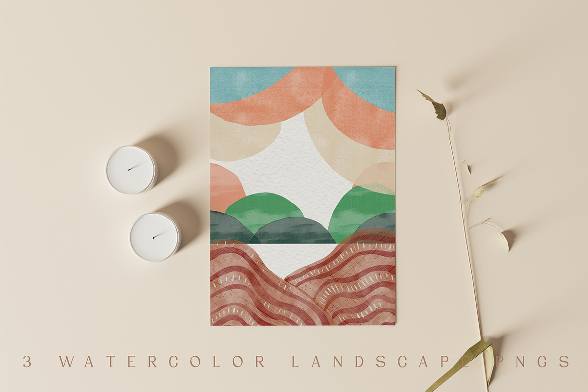 Watercolor Nature Clipart Set, an Animal Illustration by Neon Wild (Photo 13 of 16)