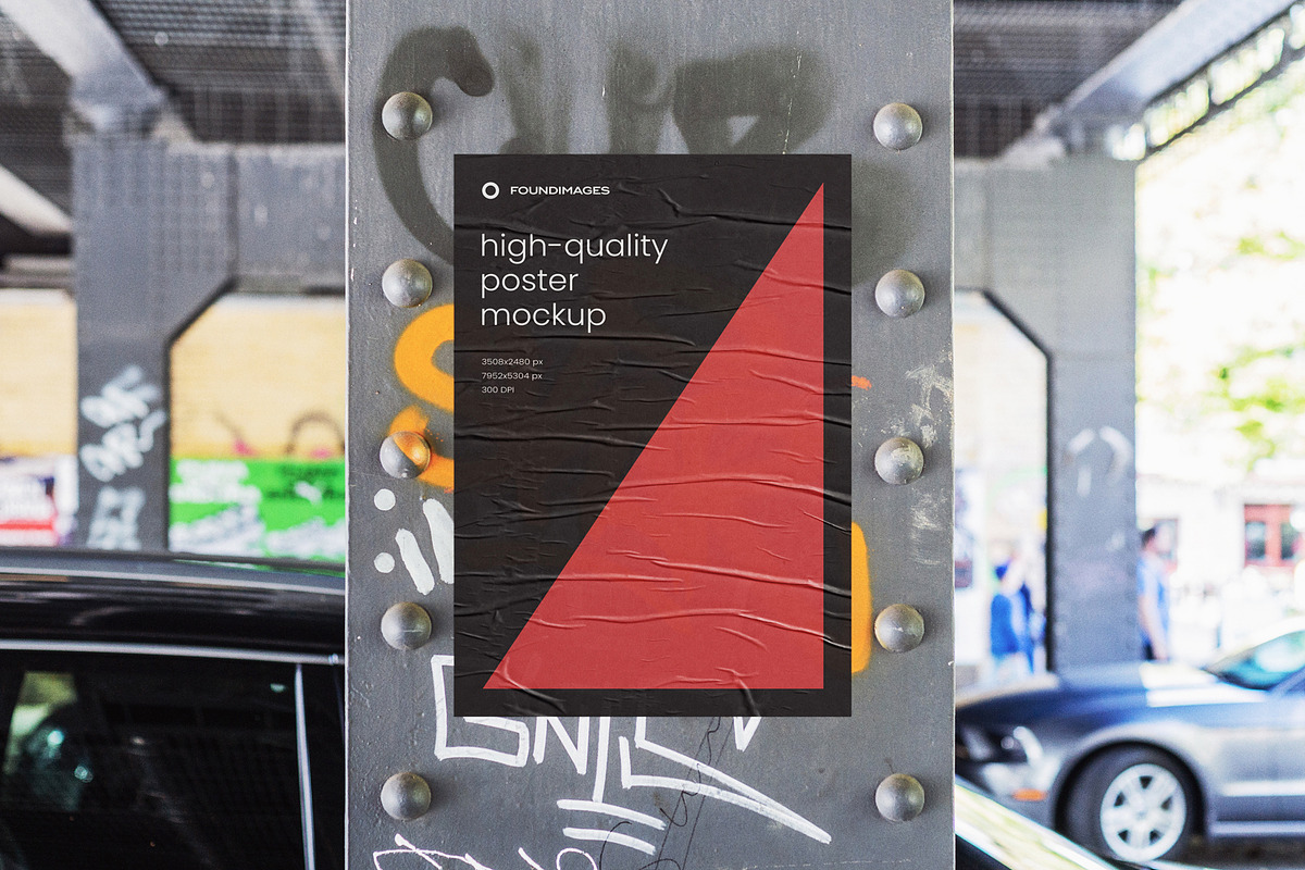 Urban Poster Mockup Template Bundle, an Advertising Mockup by FoundImages (Photo 13 of 52)
